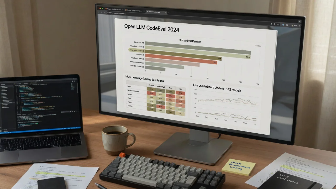 Benchmark-Dashboard zu Ornith-1.0 für agentisches Coding