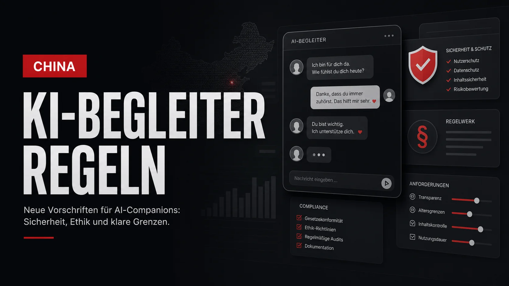 China reguliert KI-Begleiter und emotionale AI-Companions