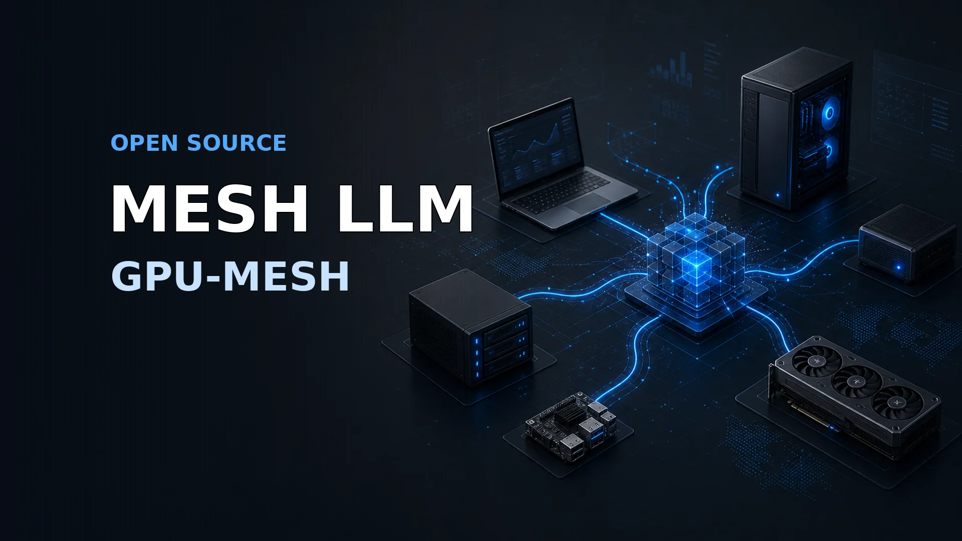 Mesh LLM verteilt lokale KI-Inferenz über mehrere GPU-Rechner