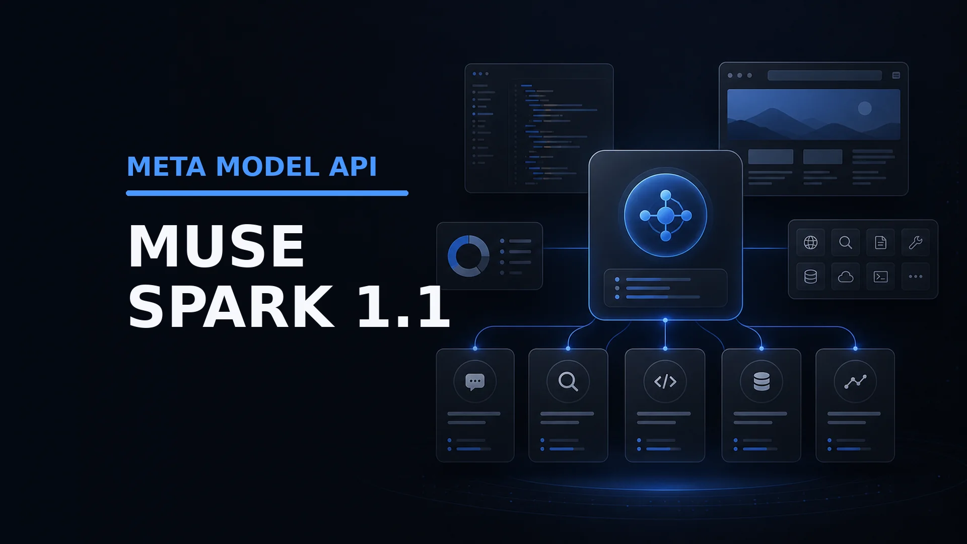 Muse Spark 1.1 und Meta Model API als vernetztes Agenten-Dashboard