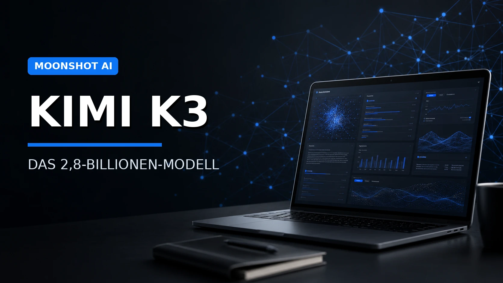 Kimi K3 von Moonshot AI: 2,8-Billionen-Parameter-Modell mit 1M Kontext