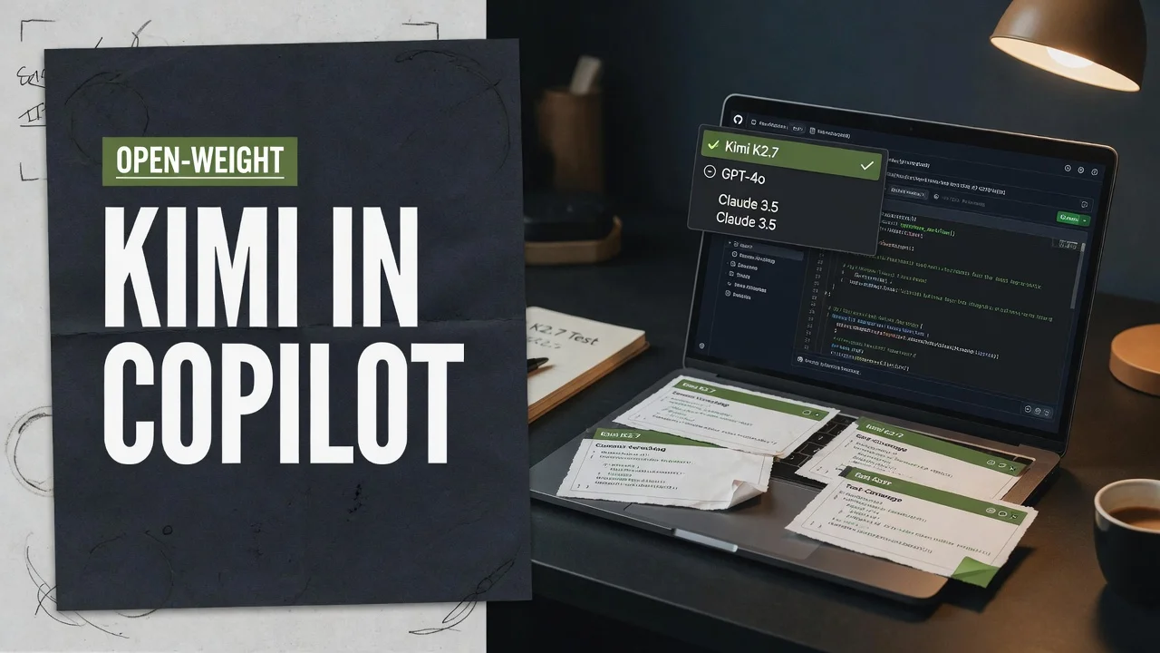 Kimi K2.7 Code als Open-Weight-Modell in GitHub Copilot