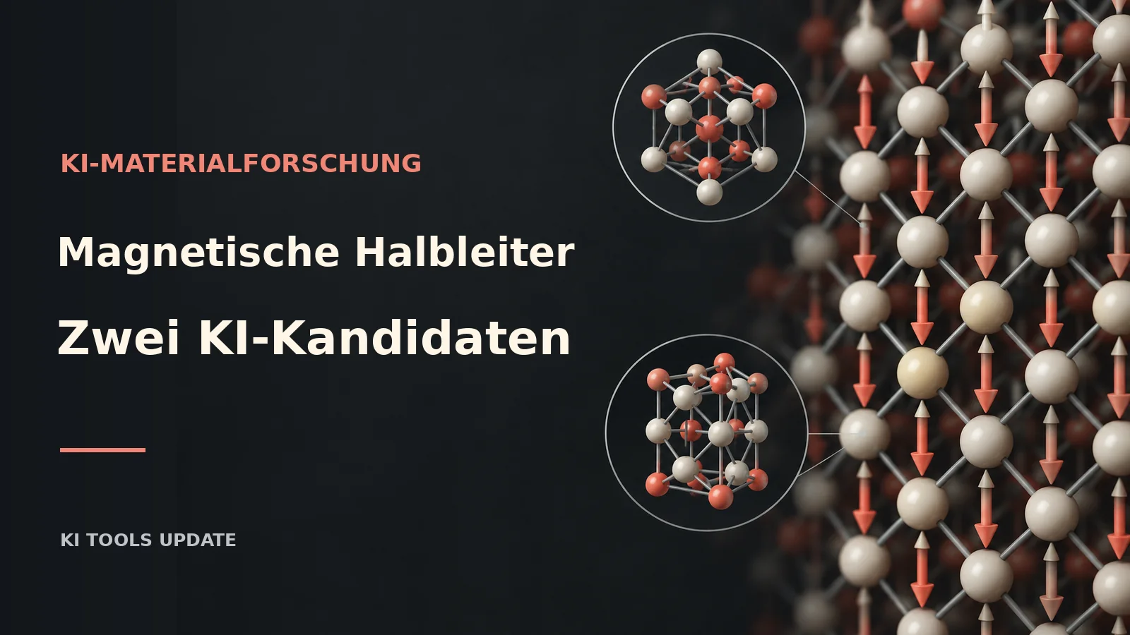 Magnetische Halbleiter: Zwei Kandidaten mit Claude-Agenten