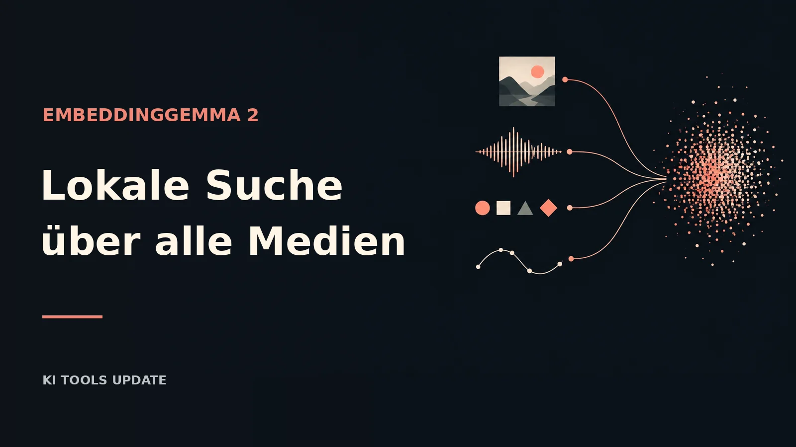 Redaktionelle KI-Illustration zu EmbeddingGemma 2; keine Produktaufnahme oder Versuchsergebnis.